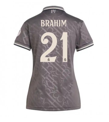 Real Madrid Brahim Diaz #21 Tercera Equipación Mujer 2024-25 Manga Corta